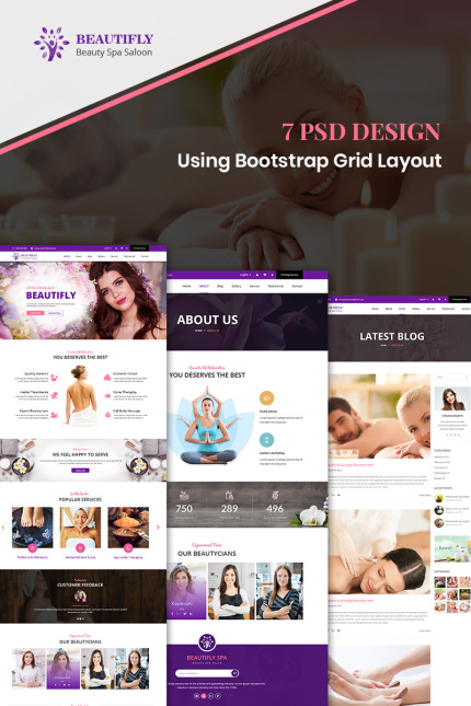 Template #87917 Spa Theme Webdesign Template - Logo template Preview
