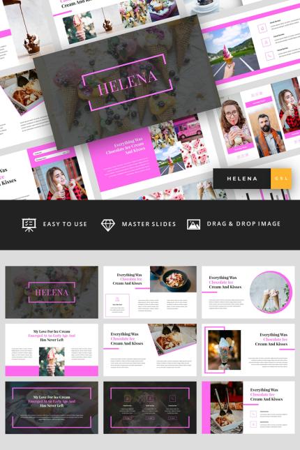 Template #87936 Icecream Cream Webdesign Template - Logo template Preview