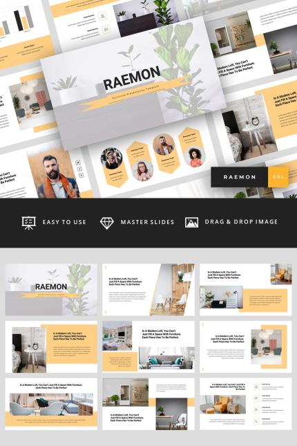 Template #87937 Exterior Pitchdeck Webdesign Template - Logo template Preview