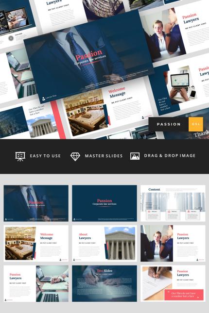 Template #87941 Accountant Attorney Webdesign Template - Logo template Preview