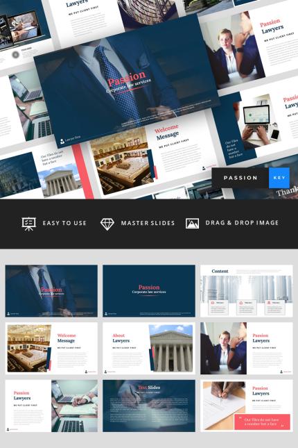Template #87987 Accountant Attorney Webdesign Template - Logo template Preview