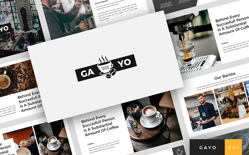 Gayo - Coffee Shop Presentation Google Slides