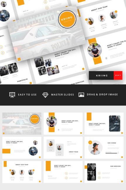 Template #88033 Security Bodyguard Webdesign Template - Logo template Preview