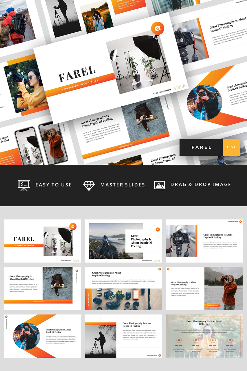 Farel - Photography Presentation Google Slides