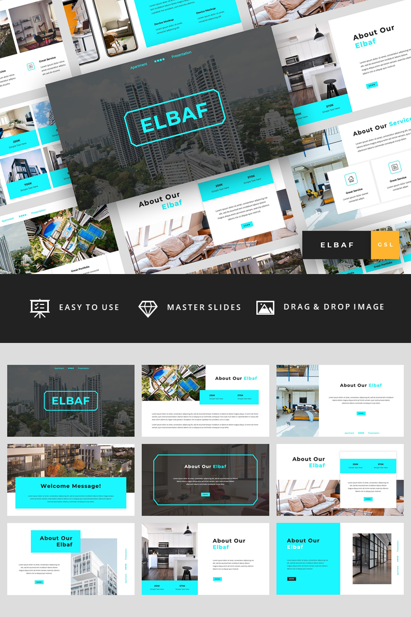 Elbaf - Apartment Presentation Google Slides