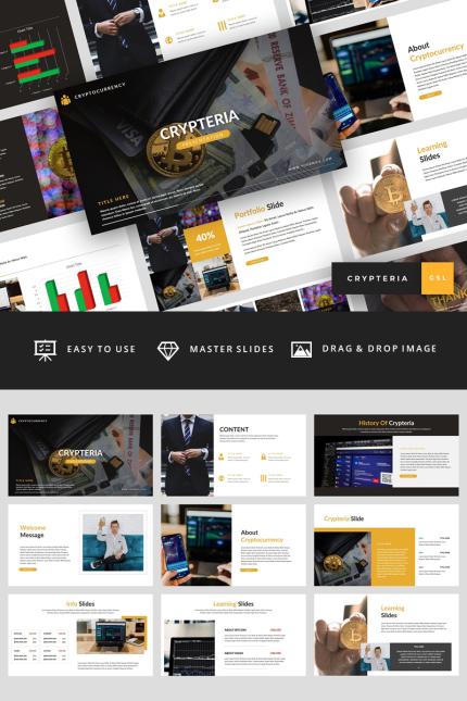 Template #88063 Crypto Currency Webdesign Template - Logo template Preview