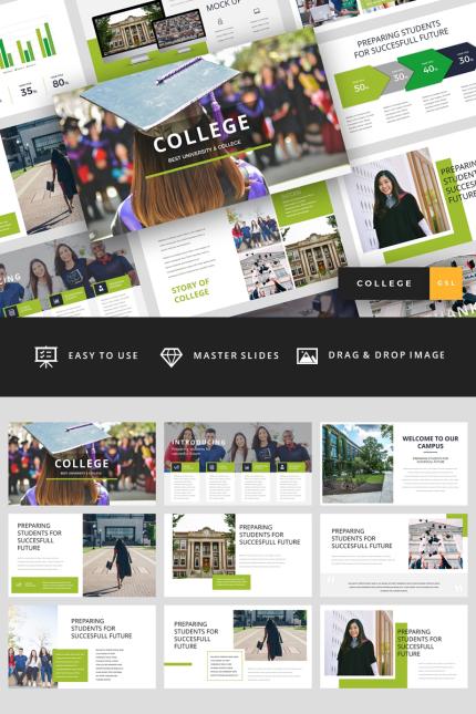 Template #88068 Course College Webdesign Template - Logo template Preview