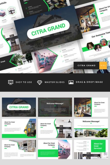 Template #88077 Homedesign Cluster Webdesign Template - Logo template Preview