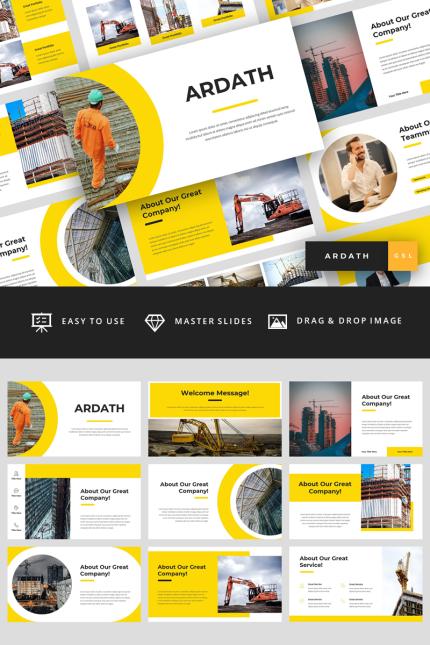 Template #88088 Building Industrial Webdesign Template - Logo template Preview