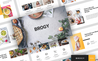 Brogy - Food & Beverages Presentation Google Slides