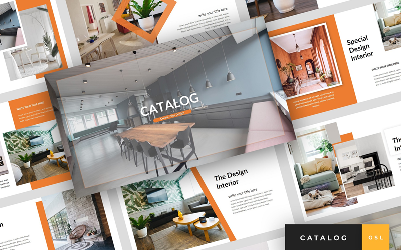 Catalog - Furniture Presentation Google Slides