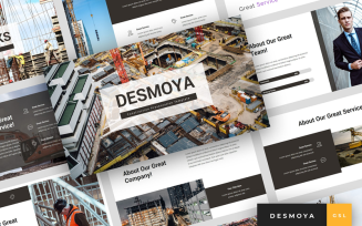 Desmoya - Construction Presentation Google Slides