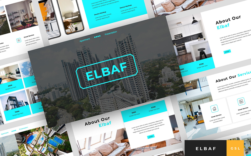 Elbaf - Apartment Presentation Google Slides
