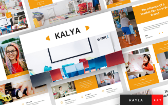Kayla - Kindergarten Presentation PowerPoint template