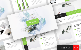 Knowly - Clean Presentation PowerPoint template