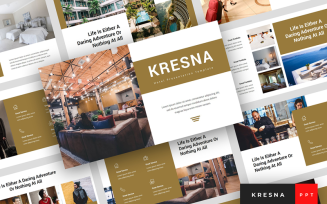 Kresna - Hotel Presentation PowerPoint template