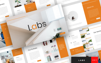 Labs - Creative Presentation PowerPoint template