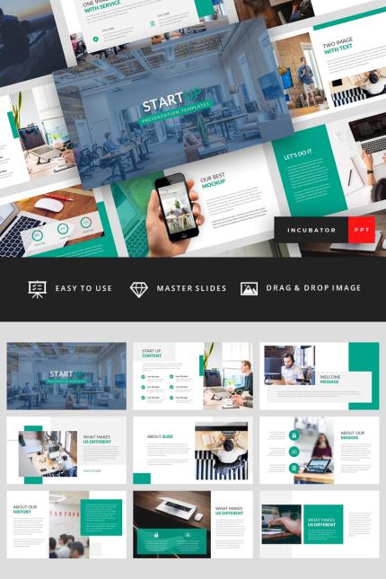 Kit Graphique #88106 Technologie Pitchdeck Web Design - Logo template Preview