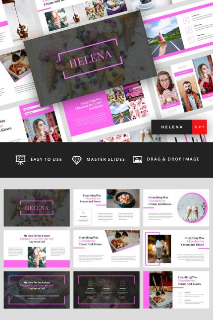 Template #88118 Icecream Cream Webdesign Template - Logo template Preview