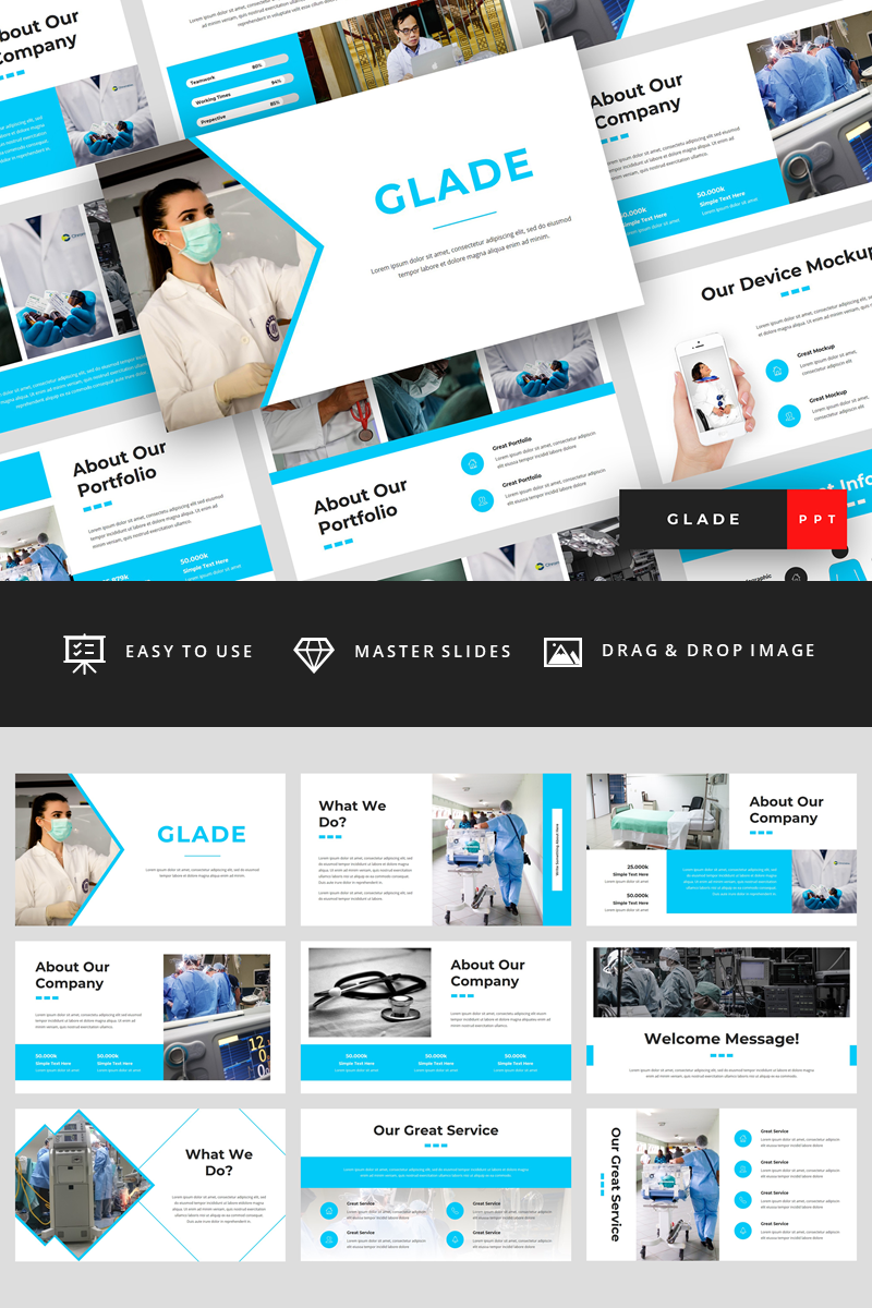 Glade - Medical Presentation PowerPoint template