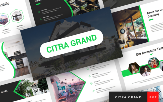 Citra Grand - Real Estate Presentation PowerPoint template