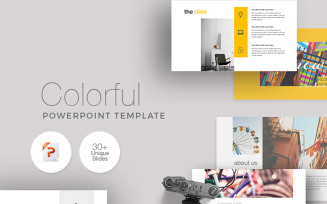 Colorful Business Presentation PowerPoint template