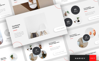 Continent - Creative Presentation PowerPoint template