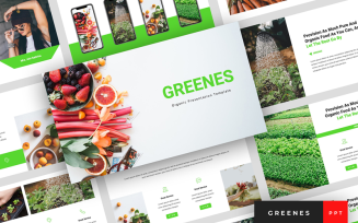 Greenes - Organic Presentation PowerPoint template