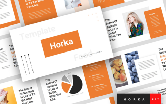 Horka - Food Presentation PowerPoint template