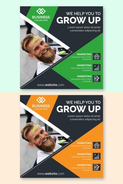 Template #88331 Flyer Business Webdesign Template - Logo template Preview