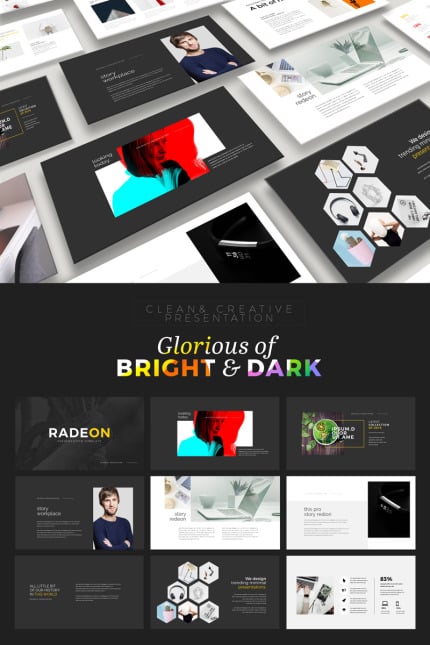 Template #88337 Presentation Corporate Webdesign Template - Logo template Preview