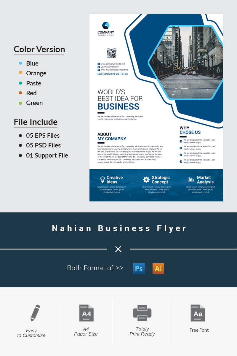 Nahian Business Flyer - Corporate Identity Template