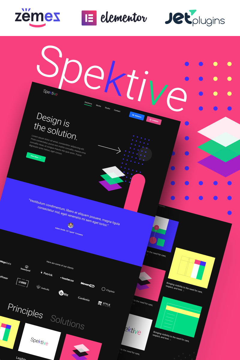 Spektive - Legible And Neat Material Design WordPress Theme