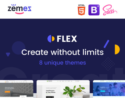 Flex - Universal Multipurpose Creative HTML Website Template