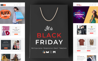 Black Friday – Multipurpose Responsive Newsletter Template