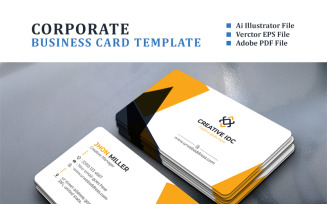 Business Card V3 - Corporate Identity Template