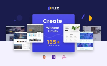 Flex - Universal Multipurpose Creative HTML Website Template