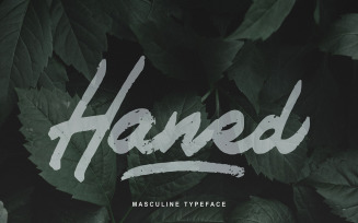 Haned | Masculine Typeface Font