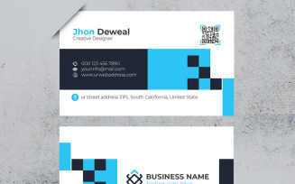 Official Minimal Business Card - Corporate Identity Template