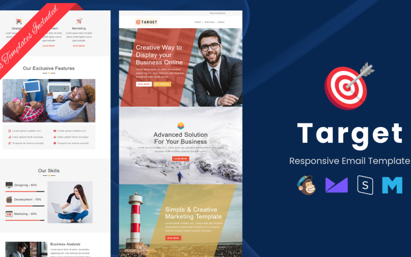 Target - Responsive Email Newsletter Template
