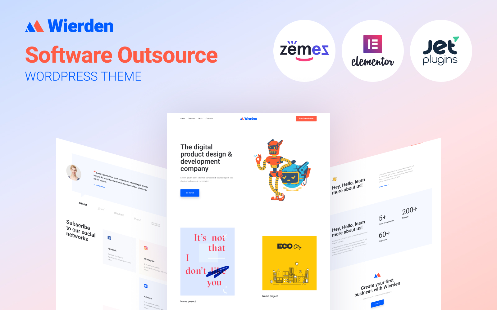 Wierden - Minimalistic And Modern Digital Product №88333
