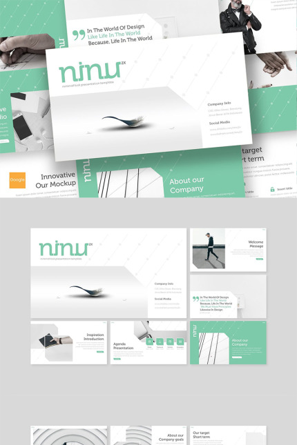 Template #88402 Creative Simple Webdesign Template - Logo template Preview