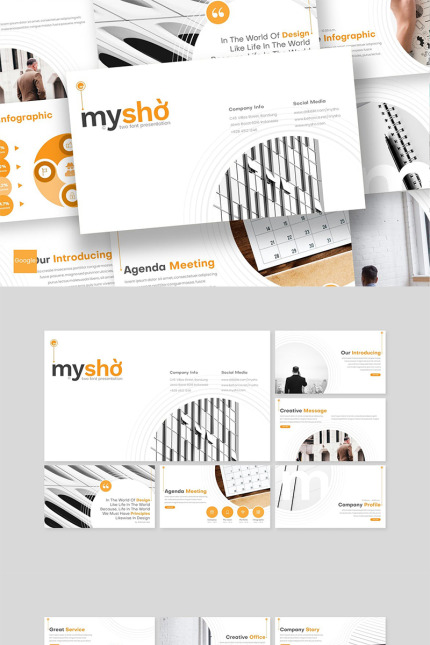 Template #88404 Creative Simple Webdesign Template - Logo template Preview