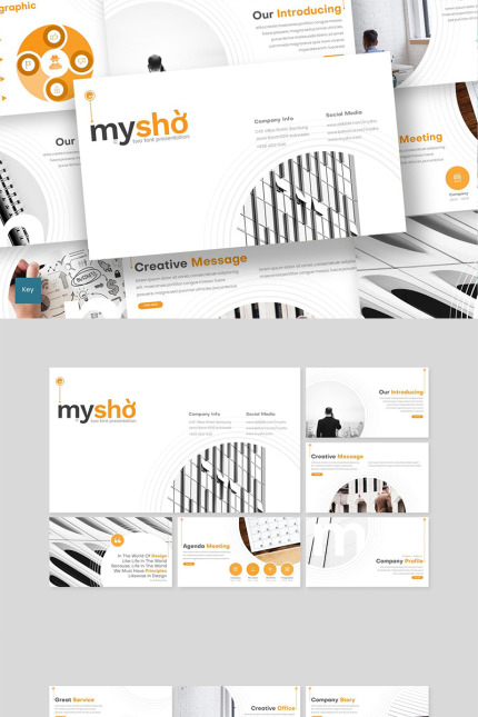 Template #88425 Creative Simple Webdesign Template - Logo template Preview