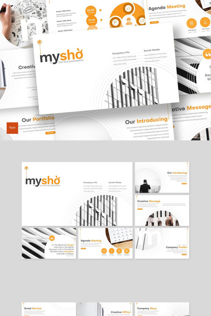 Template #88444 Creative Simple Webdesign Template - Logo template Preview