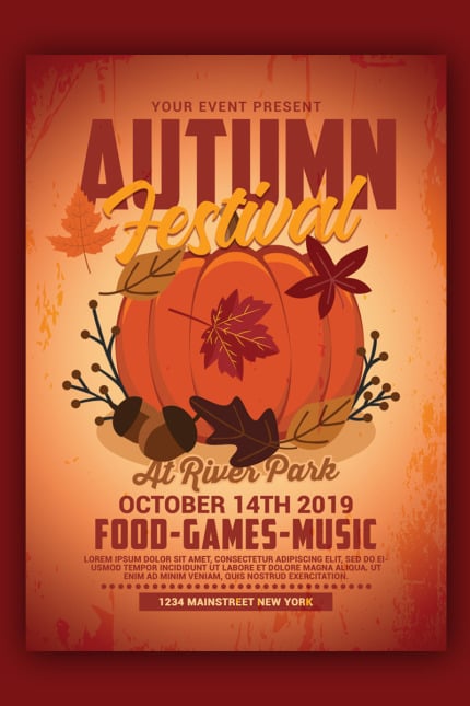 Kit Graphique #88494 Autumn Festivalival Divers Modles Web - Logo template Preview