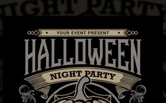 Halloween Night Party - Corporate Identity Template