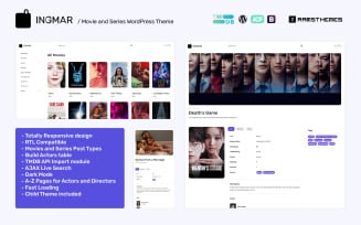 INGMAR - Movie and Series WordPress Theme + RTL