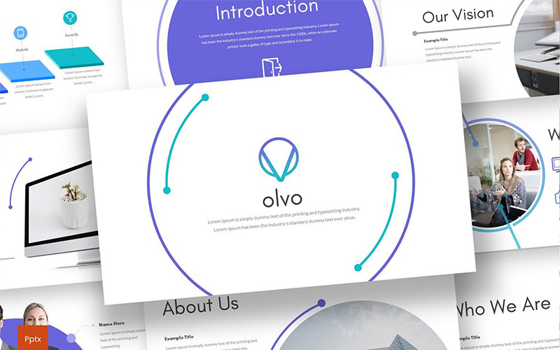 Olvo PowerPoint template PowerPoint Template