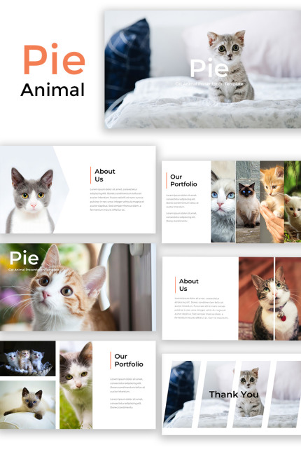 Template #88547 Animal Cat Webdesign Template - Logo template Preview